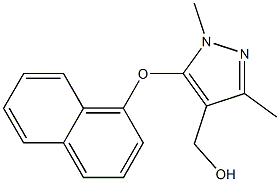 [1,3-dimethyl-5-(naphthalen-1-yloxy)-1H-pyrazol-4-yl]methanol