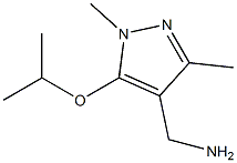 [1,3-dimethyl-5-(propan-2-yloxy)-1H-pyrazol-4-yl]methanamine 结构式