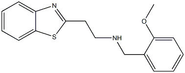 [2-(1,3-benzothiazol-2-yl)ethyl][(2-methoxyphenyl)methyl]amine Structure