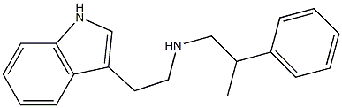 [2-(1H-indol-3-yl)ethyl](2-phenylpropyl)amine Struktur