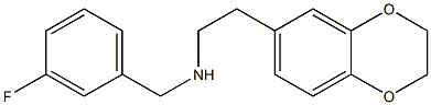 [2-(2,3-dihydro-1,4-benzodioxin-6-yl)ethyl][(3-fluorophenyl)methyl]amine Structure