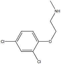 [2-(2,4-dichlorophenoxy)ethyl](methyl)amine,,结构式