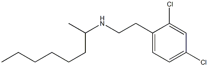 [2-(2,4-dichlorophenyl)ethyl](octan-2-yl)amine Structure