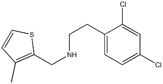 [2-(2,4-dichlorophenyl)ethyl][(3-methylthiophen-2-yl)methyl]amine Struktur