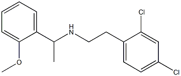 [2-(2,4-dichlorophenyl)ethyl][1-(2-methoxyphenyl)ethyl]amine Structure