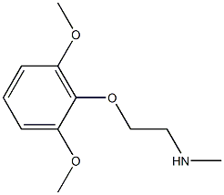 [2-(2,6-dimethoxyphenoxy)ethyl](methyl)amine Structure