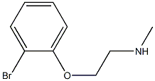 [2-(2-bromophenoxy)ethyl](methyl)amine,,结构式