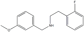 [2-(2-fluorophenyl)ethyl][(3-methoxyphenyl)methyl]amine|