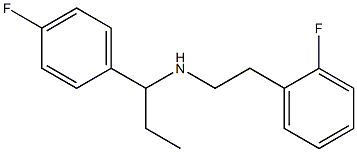 [2-(2-fluorophenyl)ethyl][1-(4-fluorophenyl)propyl]amine