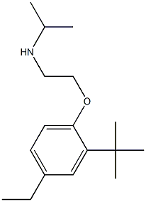 [2-(2-tert-butyl-4-ethylphenoxy)ethyl](propan-2-yl)amine Structure