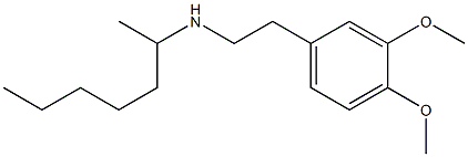 [2-(3,4-dimethoxyphenyl)ethyl](heptan-2-yl)amine Structure