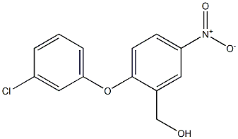 [2-(3-chlorophenoxy)-5-nitrophenyl]methanol