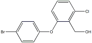 [2-(4-bromophenoxy)-6-chlorophenyl]methanol|