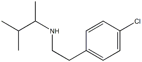 [2-(4-chlorophenyl)ethyl](3-methylbutan-2-yl)amine Struktur