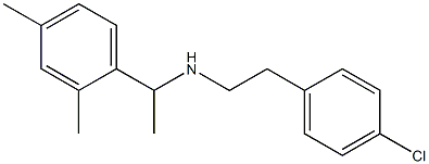 [2-(4-chlorophenyl)ethyl][1-(2,4-dimethylphenyl)ethyl]amine Struktur