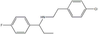 [2-(4-chlorophenyl)ethyl][1-(4-fluorophenyl)propyl]amine