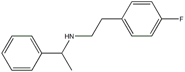 [2-(4-fluorophenyl)ethyl](1-phenylethyl)amine Structure