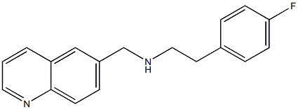 [2-(4-fluorophenyl)ethyl](quinolin-6-ylmethyl)amine Structure