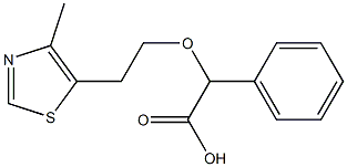  [2-(4-methyl-1,3-thiazol-5-yl)ethoxy](phenyl)acetic acid