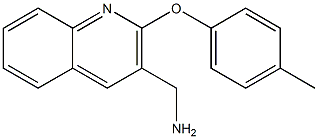 [2-(4-methylphenoxy)quinolin-3-yl]methanamine