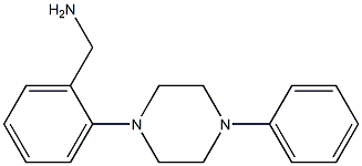 [2-(4-phenylpiperazin-1-yl)phenyl]methanamine 结构式