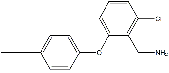 [2-(4-tert-butylphenoxy)-6-chlorophenyl]methanamine|