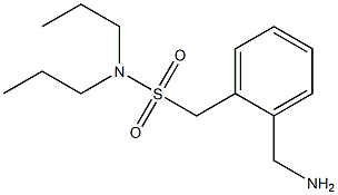 [2-(aminomethyl)phenyl]-N,N-dipropylmethanesulfonamide,,结构式