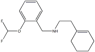 [2-(cyclohex-1-en-1-yl)ethyl]({[2-(difluoromethoxy)phenyl]methyl})amine