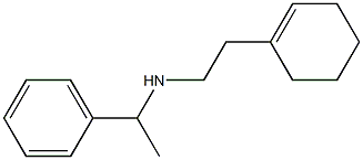 [2-(cyclohex-1-en-1-yl)ethyl](1-phenylethyl)amine,,结构式