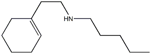 [2-(cyclohex-1-en-1-yl)ethyl](pentyl)amine 化学構造式