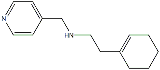 [2-(cyclohex-1-en-1-yl)ethyl](pyridin-4-ylmethyl)amine,,结构式