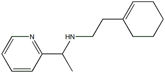 [2-(cyclohex-1-en-1-yl)ethyl][1-(pyridin-2-yl)ethyl]amine Structure