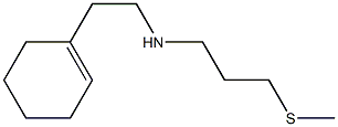 [2-(cyclohex-1-en-1-yl)ethyl][3-(methylsulfanyl)propyl]amine,,结构式