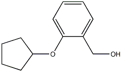 [2-(cyclopentyloxy)phenyl]methanol,,结构式