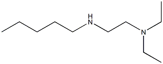 [2-(diethylamino)ethyl](pentyl)amine 化学構造式