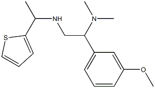 [2-(dimethylamino)-2-(3-methoxyphenyl)ethyl][1-(thiophen-2-yl)ethyl]amine