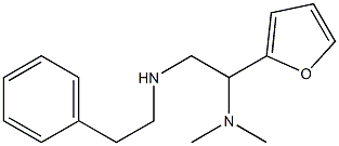 [2-(dimethylamino)-2-(furan-2-yl)ethyl](2-phenylethyl)amine Structure