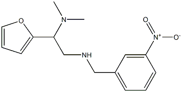 [2-(dimethylamino)-2-(furan-2-yl)ethyl][(3-nitrophenyl)methyl]amine|