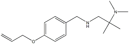[2-(dimethylamino)-2-methylpropyl]({[4-(prop-2-en-1-yloxy)phenyl]methyl})amine Struktur