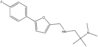 [2-(dimethylamino)-2-methylpropyl]({[5-(4-fluorophenyl)furan-2-yl]methyl})amine