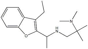 [2-(dimethylamino)-2-methylpropyl][1-(3-ethyl-1-benzofuran-2-yl)ethyl]amine|