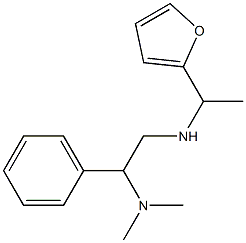 [2-(dimethylamino)-2-phenylethyl][1-(furan-2-yl)ethyl]amine Structure