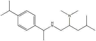 [2-(dimethylamino)-4-methylpentyl]({1-[4-(propan-2-yl)phenyl]ethyl})amine|