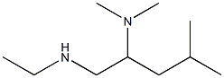 [2-(dimethylamino)-4-methylpentyl](ethyl)amine 结构式