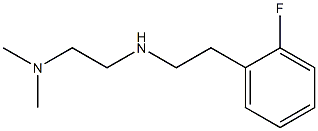 [2-(dimethylamino)ethyl][2-(2-fluorophenyl)ethyl]amine,,结构式