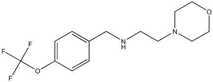 [2-(morpholin-4-yl)ethyl]({[4-(trifluoromethoxy)phenyl]methyl})amine|