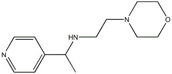 [2-(morpholin-4-yl)ethyl][1-(pyridin-4-yl)ethyl]amine Structure