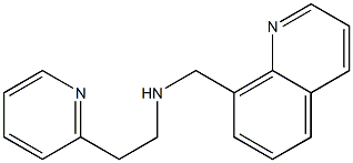 [2-(pyridin-2-yl)ethyl](quinolin-8-ylmethyl)amine|