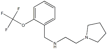 [2-(pyrrolidin-1-yl)ethyl]({[2-(trifluoromethoxy)phenyl]methyl})amine