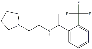  [2-(pyrrolidin-1-yl)ethyl]({1-[2-(trifluoromethyl)phenyl]ethyl})amine